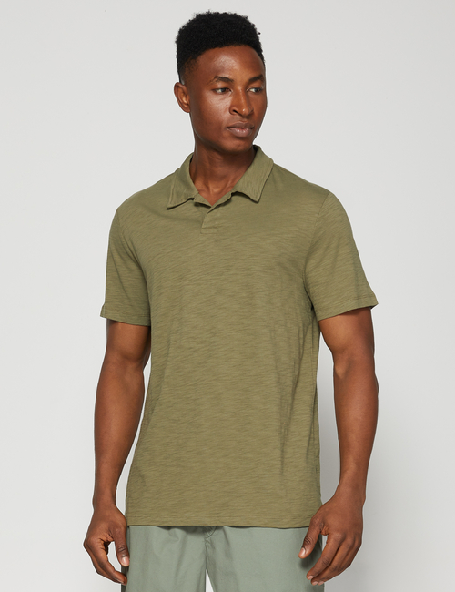 Lived-In Johnny Collar Polo Shirt