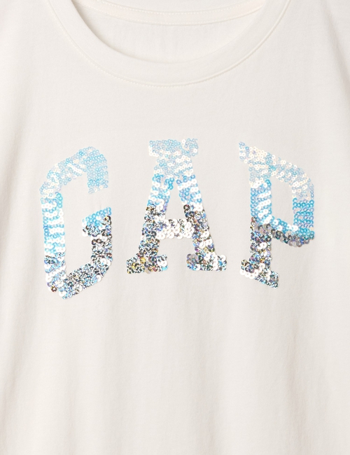Kids Sequin Logo T-Shirt