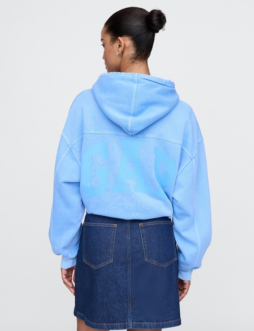 Vintage Soft Cropped Hoodie