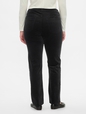 High Rise Velvet '90s Straight Pants