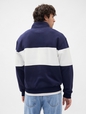 VintageSoft Colorblock Logo Half-Zip Pullover