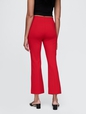 High Rise Ponte Crop Kick Pants