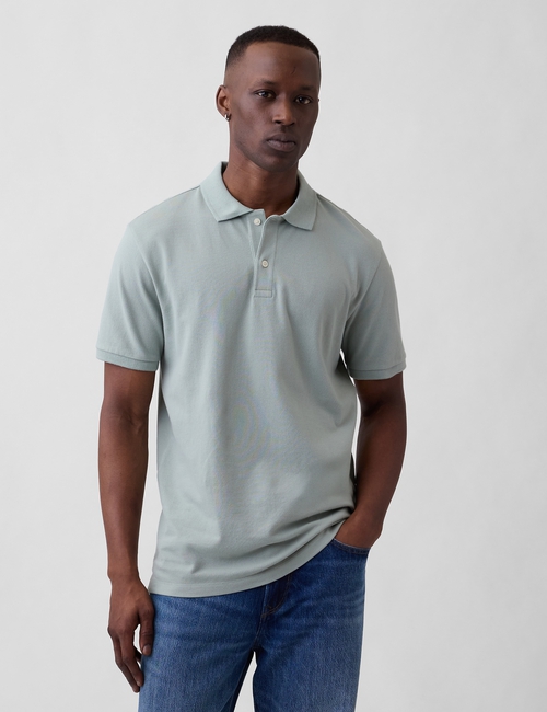 V-STRETCH PIQUE POLO - SOLID