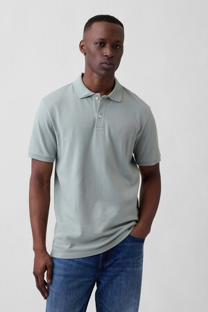 V-STRETCH PIQUE POLO - SOLID