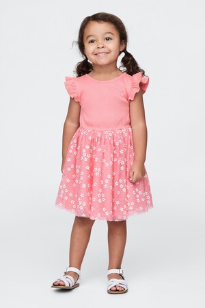 Baby & Toddler 2-in-1 Flower Tulle Dress