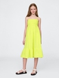 Kids Crinkle Gauze Midi Dress