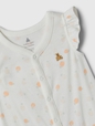Baby Flutter Sleeve Brannan Bear Romper