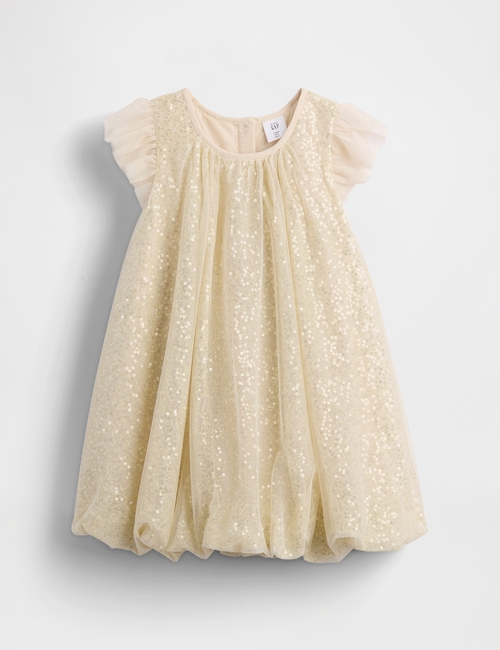Baby & Toddler Sequin Tulle Bubble Dress