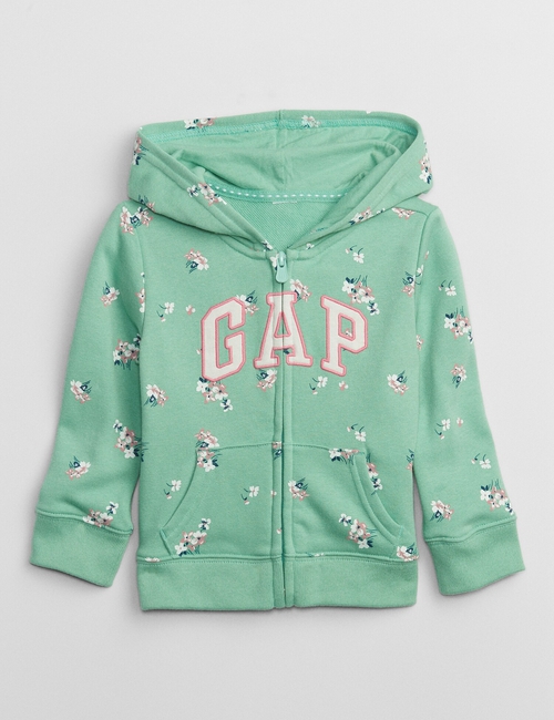 babyGap Logo Print Hoodie
