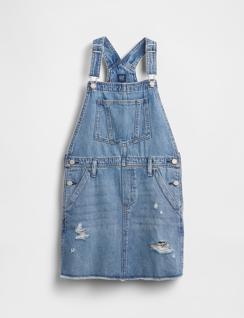 Kids Denim Pinafore Dress