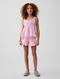 Kids Cotton Gauze Easy Ruffle Shorts