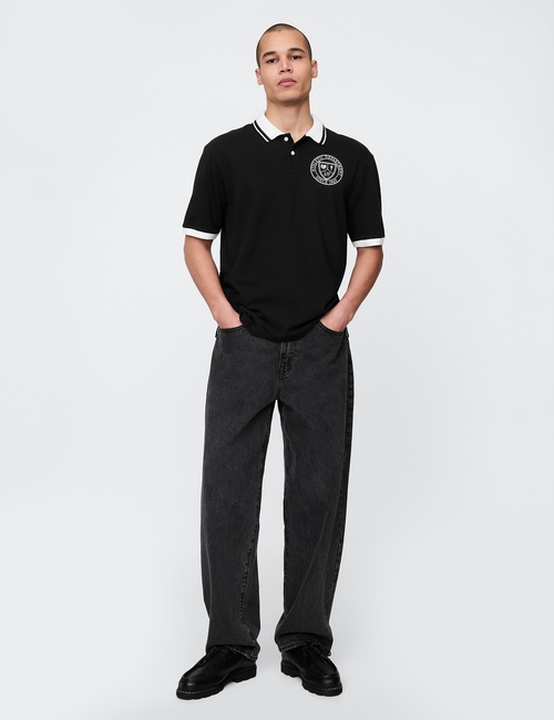 تي شيرت بولو بيكيه بشعار جاب