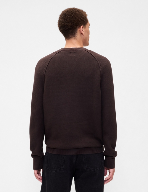 Garter Crewneck Sweater