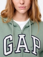 Relaxed Gap Logo Zip Hoodie