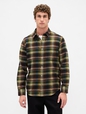 Organic Cotton Relaxed Flannel Shirt