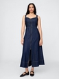 UltraSoft Denim Maxi Dress