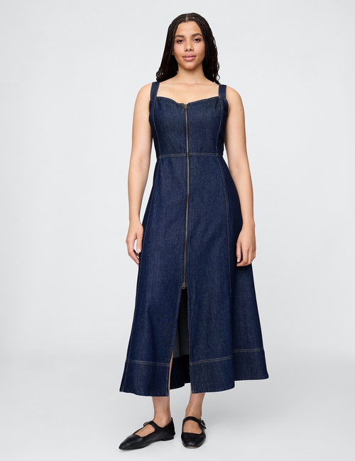 UltraSoft Denim Maxi Dress