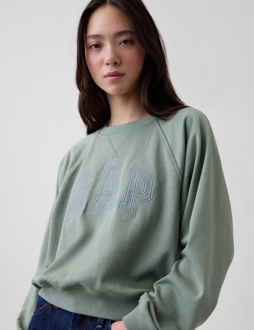 French Terry Raglan Logo Sweatshirt