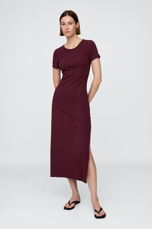 Modern Rib Maxi T-Shirt Dress