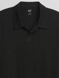 Lived-In Johnny Collar Polo Shirt