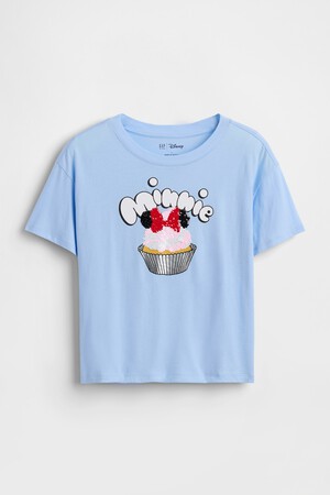 GapKids × Disney Oversized Flippy Sequin Graphic T-Shirt