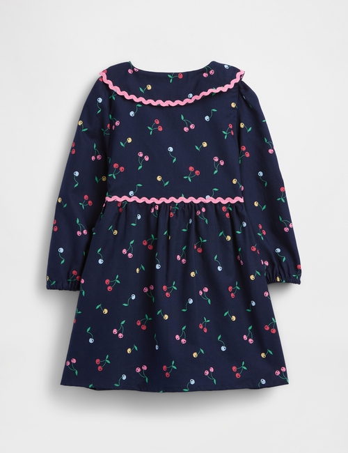LS RIC RAC COLLAR DRESS