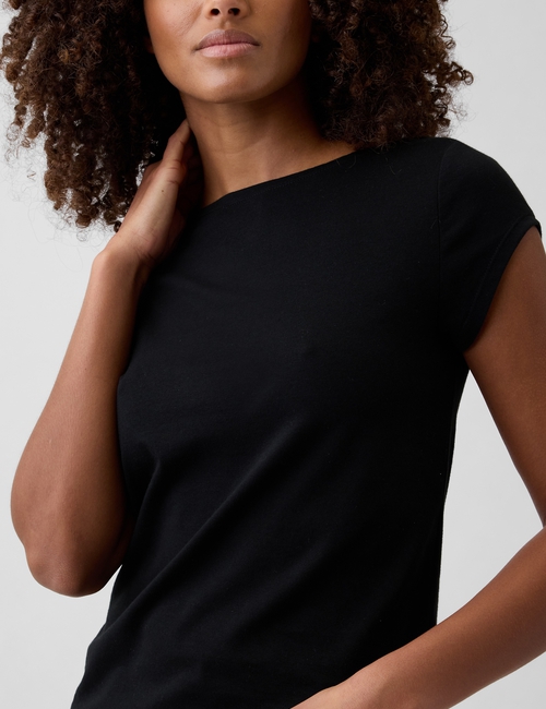 V-SS BOATNECK BALLET BACK