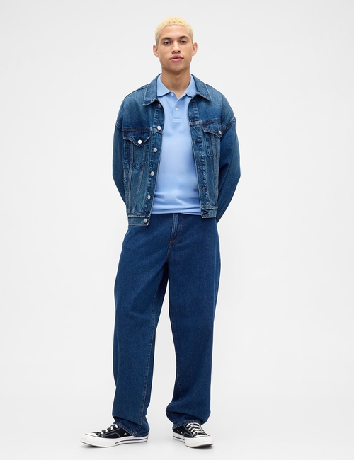 Gap Logo Pique Polo Shirt