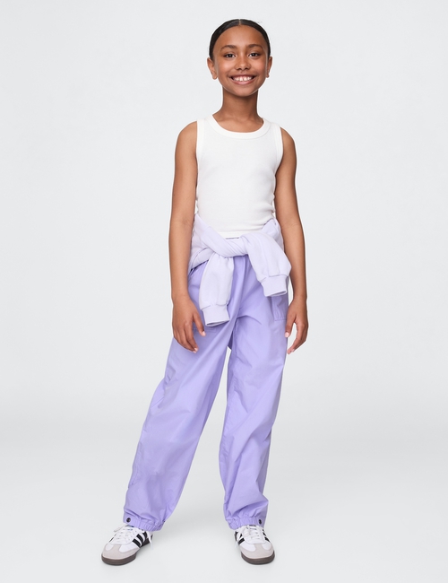 Kids Poplin Baggy Joggers