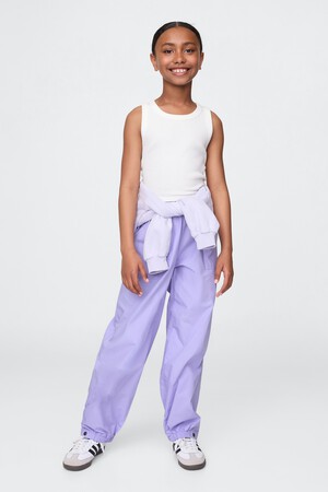 بنطال رياضي بوبلين واسع للأطفال