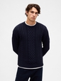 Relaxed Cable-Knit Sweater