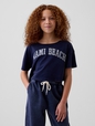 Kids Oversized Wide-Neck T-Shirt