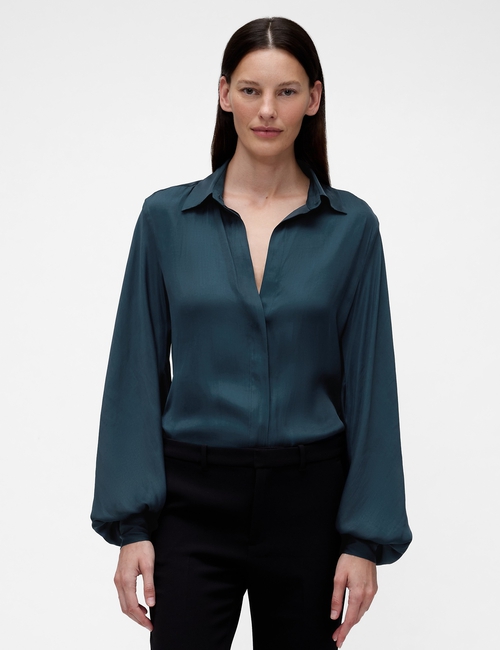 GAP STUDIO SATIN CLASSIC FITTED SHIRT