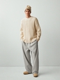 Relaxed Cable-Knit Sweater