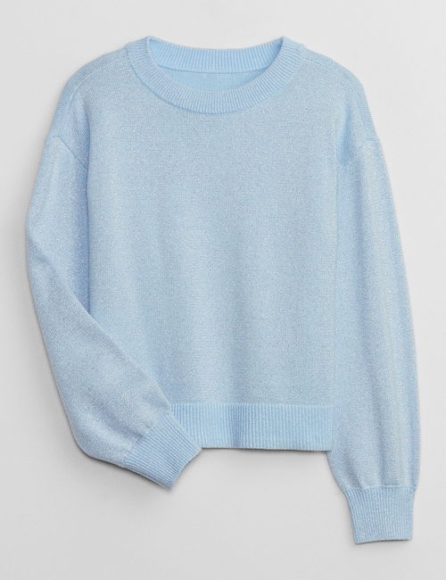 Kids Lurex Crewneck Sweater