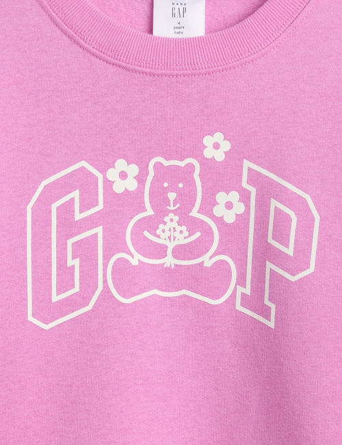 babyGap Logo Relaxed Crewneck Sweatshirt