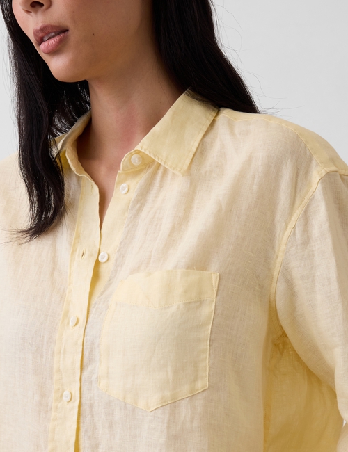 100% Linen Oversized Shirt