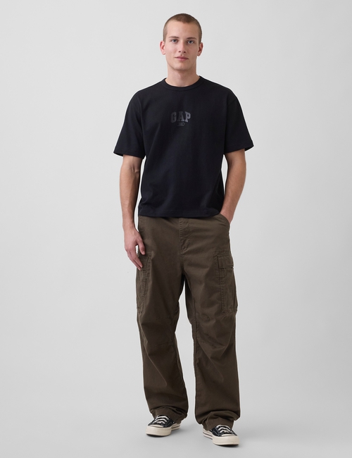 Heavyweight Relaxed 1969 Logo Crop T-shirt