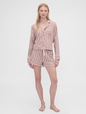 GAP X SUMMER FRIDAYS PRINTED FLANNEL PJ SHORTSTR