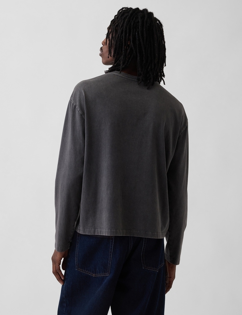 Relaxed Gap Logo Crop T-Shirt