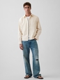 Relaxed Straight-Hem Canvas Utility Shirt