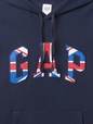 V-UK FLAG LOGO HOODIE