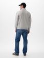 Relaxed Gap Logo Quarter-Zip Sweatshirt