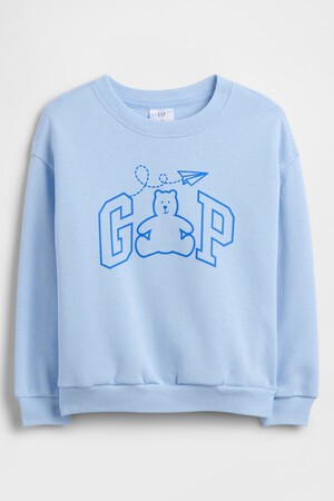 babyGap Logo Relaxed Crewneck Sweatshirt