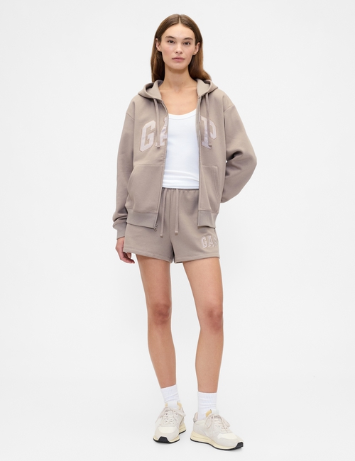 Relaxed Gap Logo Zip Hoodie