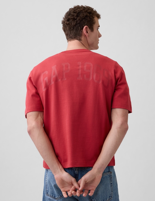 Heavyweight Relaxed 1969 Logo Crop T-shirt