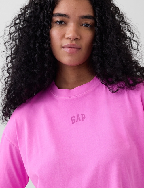 Organic Cotton VintageSoft Athletic Logo Tunic T-Shirt