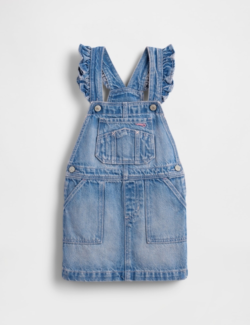 Baby & Toddler Denim Ruffle Skirtall