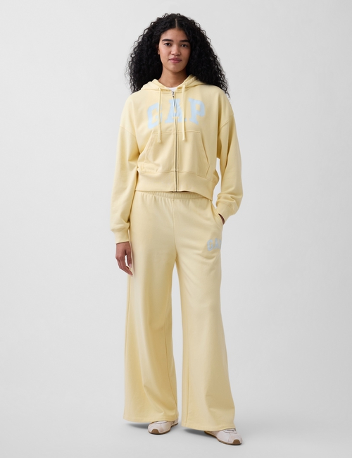 Oversized Gap Logo French Terry Zip Hoodie