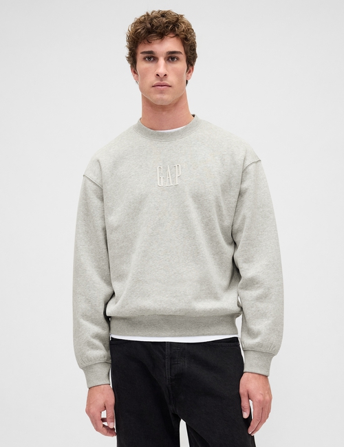 VintageSoft Oversized Logo Sweatshirt